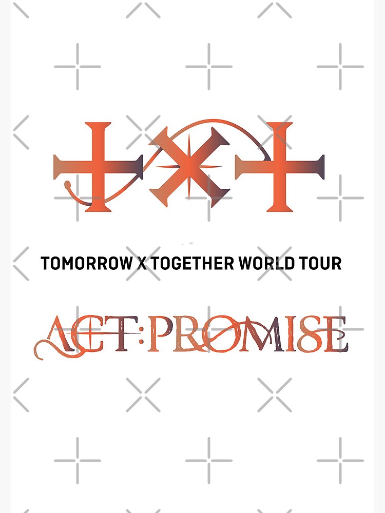 TXT Logo Tomorrow X Together Act Promise World Tour
