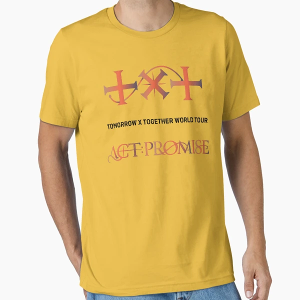 tomorrow by together act promise Tシャツ TXT Logo Tomorrow X Together Act Promise World Tour
