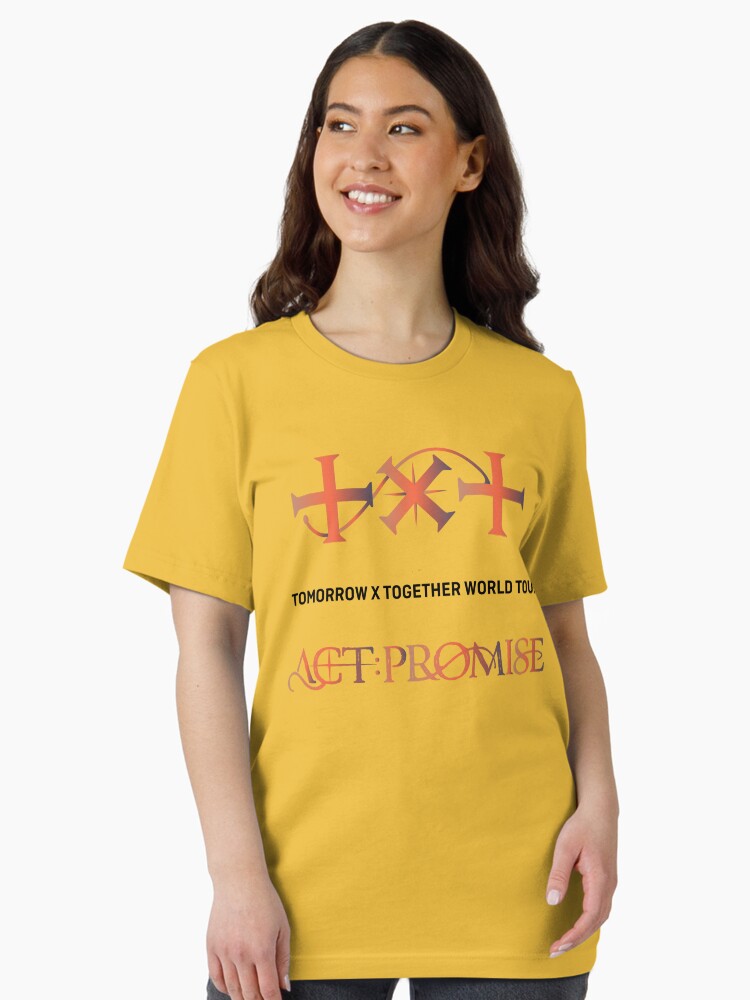 tomorrow by together act promise Tシャツ TXT Logo Tomorrow X Together Act Promise World Tour
