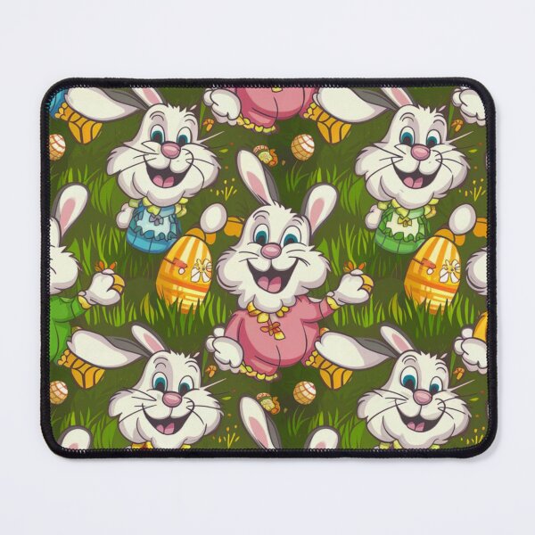 Item preview, Easter Bunnies in a Seamless Pattern Design designed and sold by Vicky021.