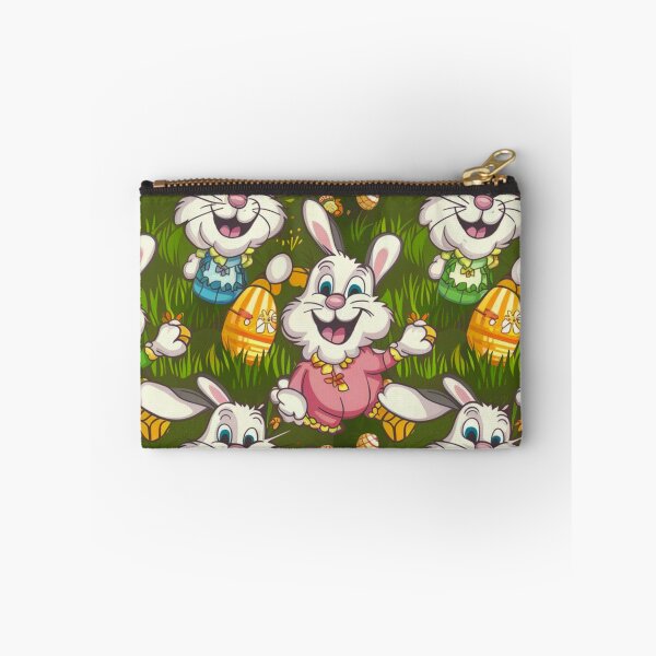 Item preview, Easter Bunnies in a Seamless Pattern Design designed and sold by Vicky021.