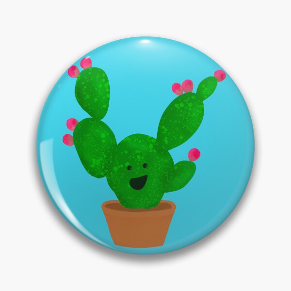 Item preview, Smiling Prickly Pear Cactus designed and sold by Pixel and Paintbrush.