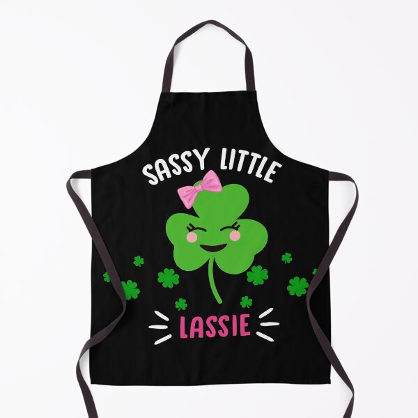 Item preview, St Patricks Day Shirt Sassy Little Lassie Funny Kids Girl designed and sold by OranosDesign.