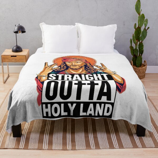 Item preview, Straight Outta Holy Land; Hip Hop Style; designed and sold by StickerApe.