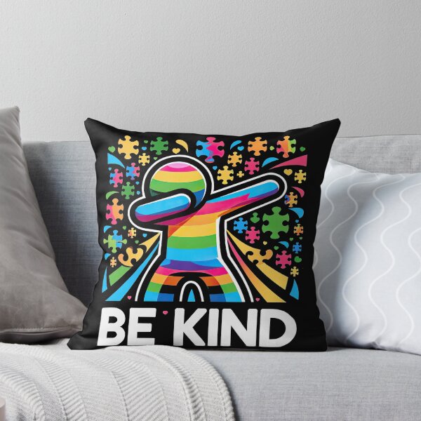 Item preview, Autism Dab Pose Be Kind Autism Awareness Puzzle Tee. designed and sold by MAPDDesigns.