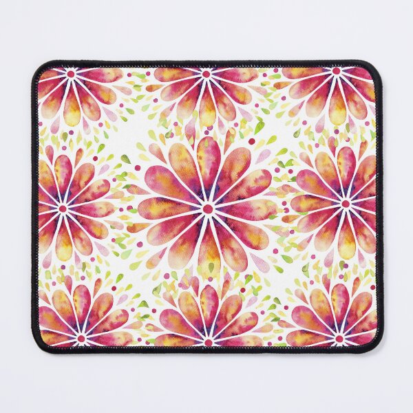 Item preview, Pink seamless flowers art designed and sold by NingningS.