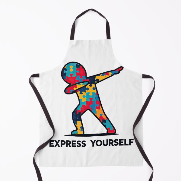Item preview, Autism Dab express yourself Autism Awareness Puzzle Tee. designed and sold by MAPDDesigns.