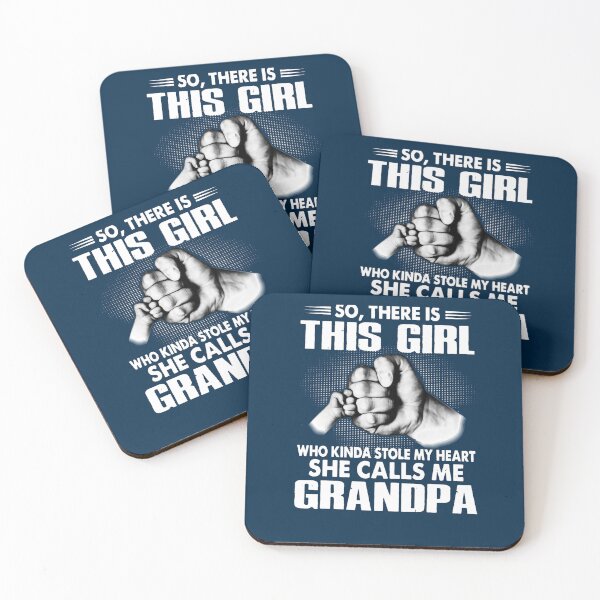 Item preview, So There is This Girl Who Kinda Stole My Heart She Calls Me GrandpaGift For Men And Women,  designed and sold by marlenegreenfel.