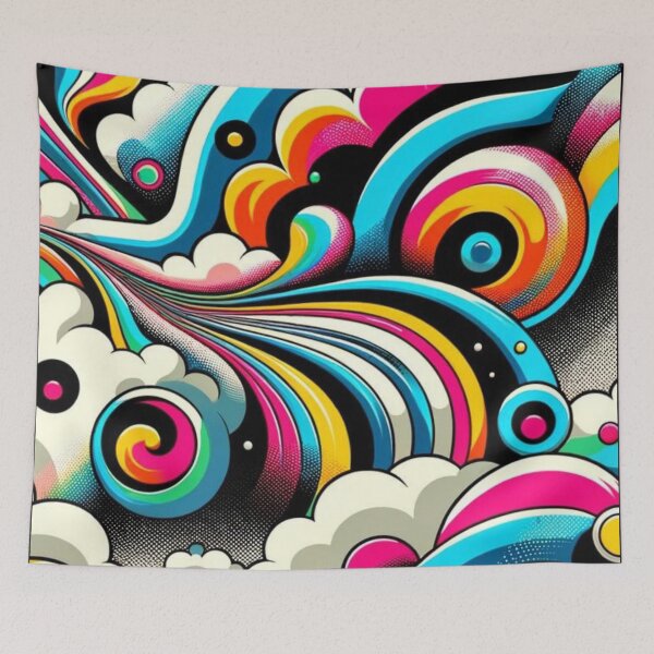 Item preview, Abstract design in bright colors designed and sold by Blessinger77.