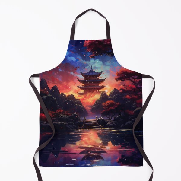 Item preview, Crimson Dusk Pagoda designed and sold by KyzArt01.