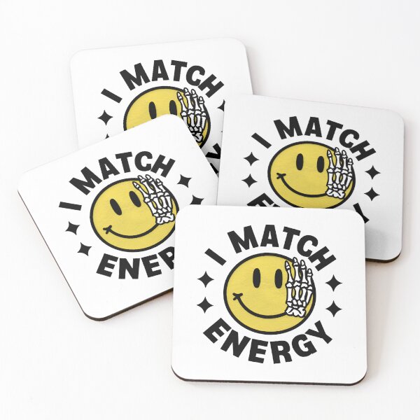 Item preview, I match energy smiley face designed and sold by BLZART.