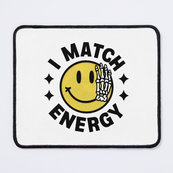 Item preview, I match energy smiley face designed and sold by BLZART.