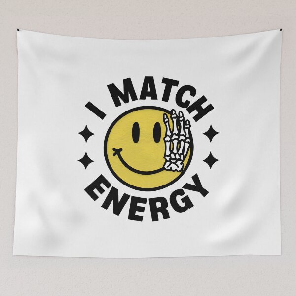 Item preview, I match energy smiley face designed and sold by BLZART.