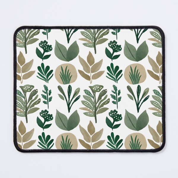 Item preview, GREEN GREENY BOHO LEAVES WATERCOLOUR PAINT designed and sold by konnolabz.