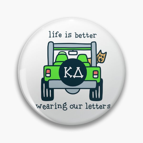 Item preview, Life is better wearing our letters kappa delta designed and sold by jamieroseart.