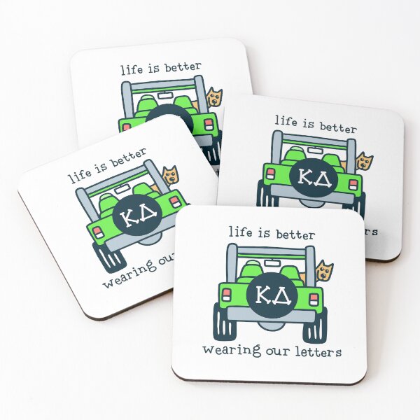 Item preview, Life is better wearing our letters kappa delta designed and sold by jamieroseart.