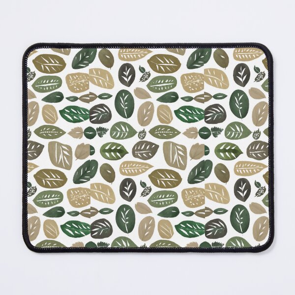 Item preview, GREEN BOHO LEAVES ROUND WATERCOLOUR PAINT designed and sold by konnolabz.