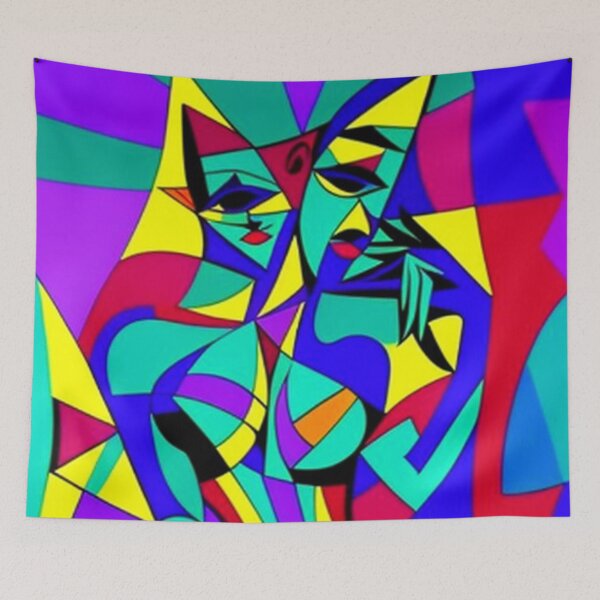 Item preview, Abstract Classic Vintage Face Art designed and sold by TheDarkWardrobe.