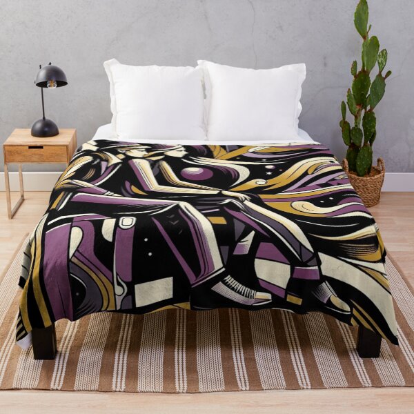 Item preview, Couple friends explore travel flow connection purple black gold designed and sold by Meena-tta.