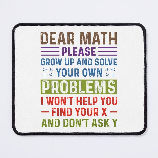 Item preview, Dear Math designed and sold by Ismartista.