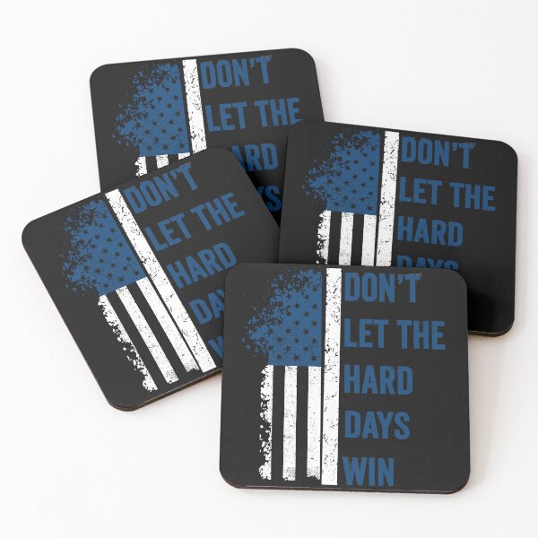 Item preview, Don't Let the Hard Days Win Quote  designed and sold by BOUCHERIT amine.