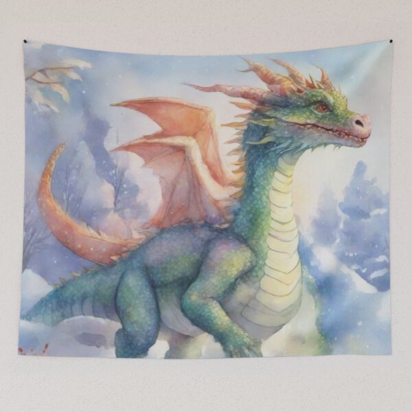Item preview, Dragon in winter designed and sold by Astralia.