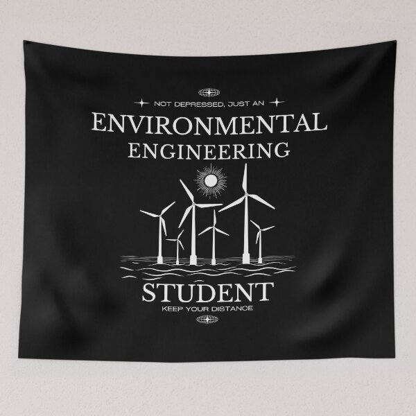Item preview, Environmental Engineering - Black Version - Engineers designed and sold by Millusti.