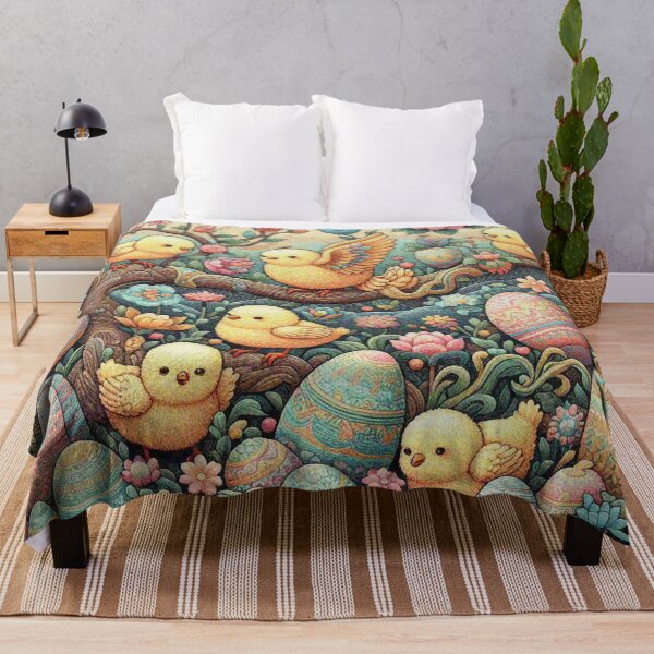 Item preview, Little Chicks Hanging Out in the Flower Tree designed and sold by Illuministique.