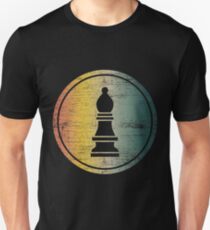 Chess Bishop Chessmen Chessboard Unisex T-Shirt