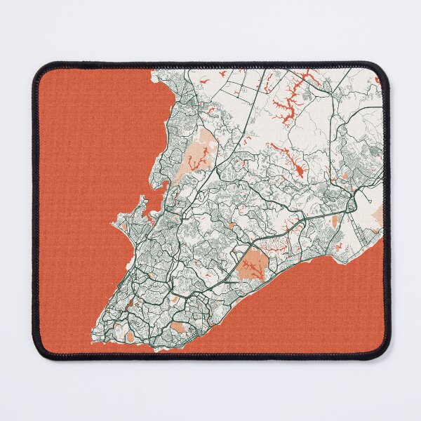 Item preview, Salvador City Map of Bahia, Brazil - Bohemian designed and sold by deMAP.