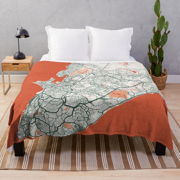 Item preview, Salvador City Map of Bahia, Brazil - Bohemian designed and sold by deMAP.