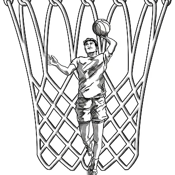 Artwork thumbnail, "High-Flying Dunker" by RhonDesign