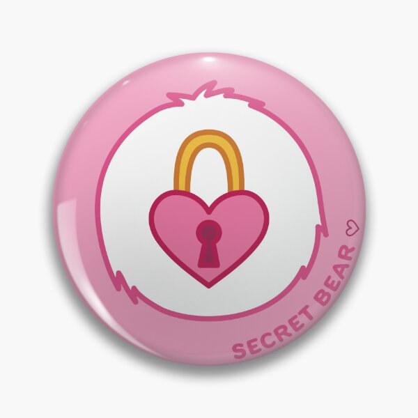 Item preview, Secret Caring Bear Badge -- Variant 2 designed and sold by Brittanykald.