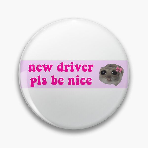 Item preview, Sad Hamster New Driver Pls Be Nice Pack designed and sold by funkyst.