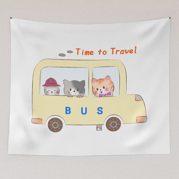 Item preview, Cat Lover | Cat - Cat Bus (time to travel) designed and sold by FennyWijayaMomo.