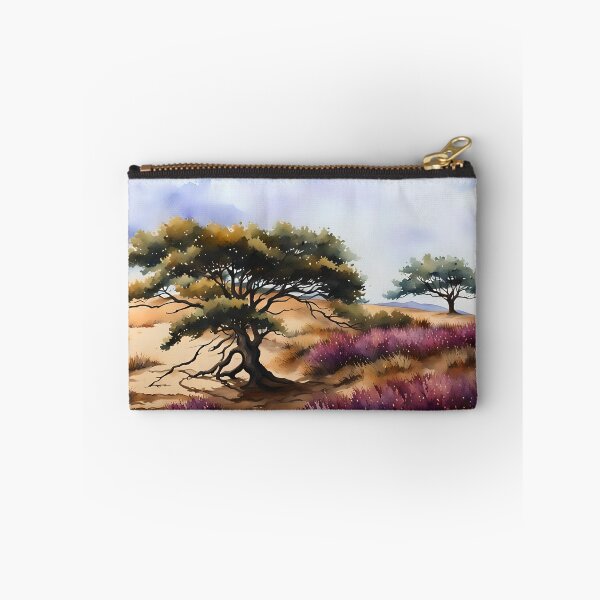 Item preview, Trees in Purple Heather clad Sand Dunes designed and sold by Country-Artist.
