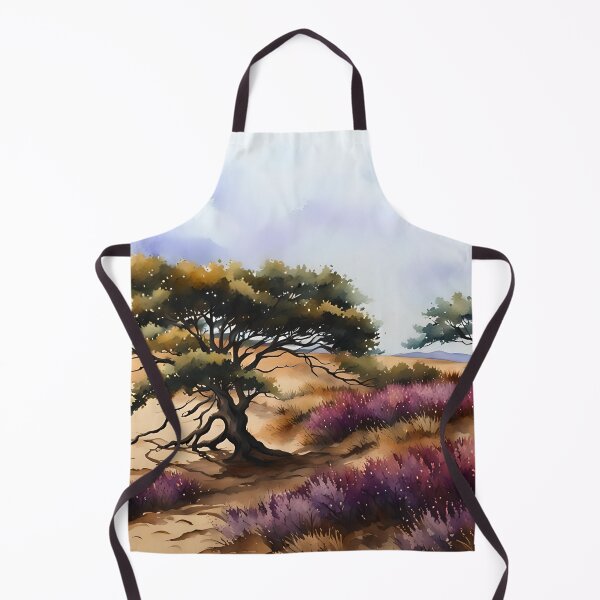 Item preview, Trees in Purple Heather clad Sand Dunes designed and sold by Country-Artist.