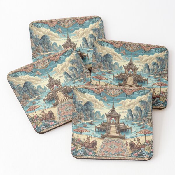 Item preview, Fantasy Beach Paradise designed and sold by Illuministique.