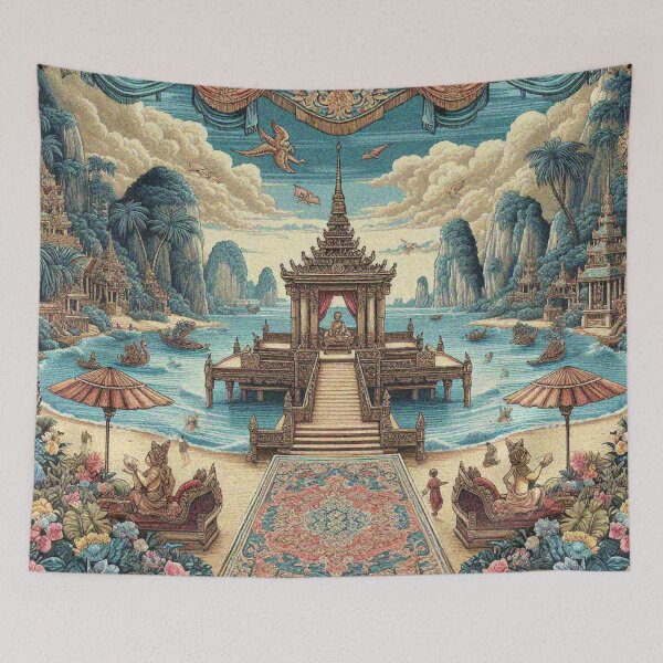 Item preview, Fantasy Beach Paradise designed and sold by Illuministique.