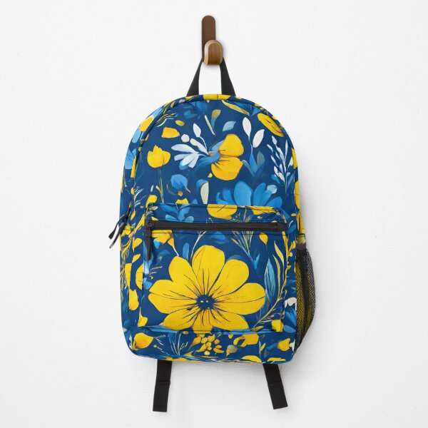 Item preview, Tranquil Blue and Yellow Flower Bouquet 2 designed and sold by Tom-Johnson.