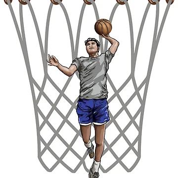 Artwork thumbnail, "High-Flying Dunker" by RhonDesign