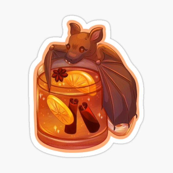 Item preview, Fruit Bat with Citrus Tea designed and sold by JuniperCharm.