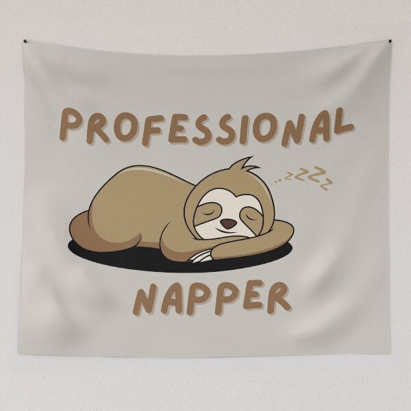Item preview, Sleepy Sloth - Professional Napper designed and sold by TorraCreative.