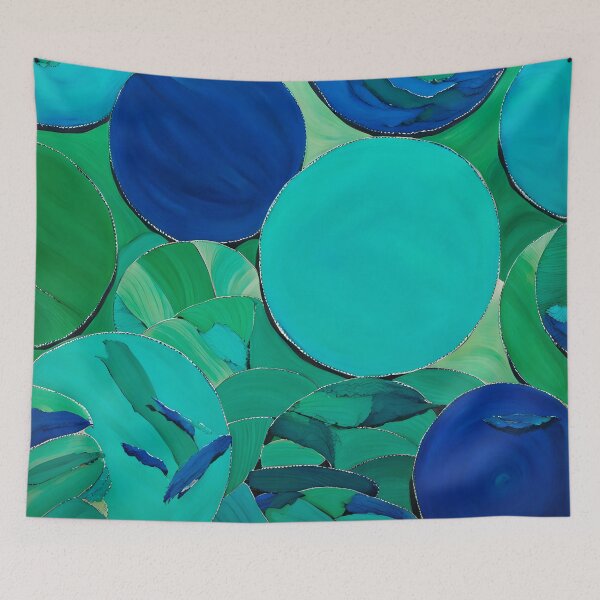 Item preview, Blue and Green Pattern 2 designed and sold by artedamensagem.