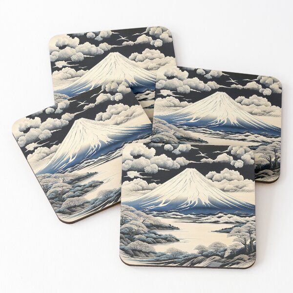 Artikelvorschau, Berg Fuji im alten Stil entworfen und verkauft von piakestore.