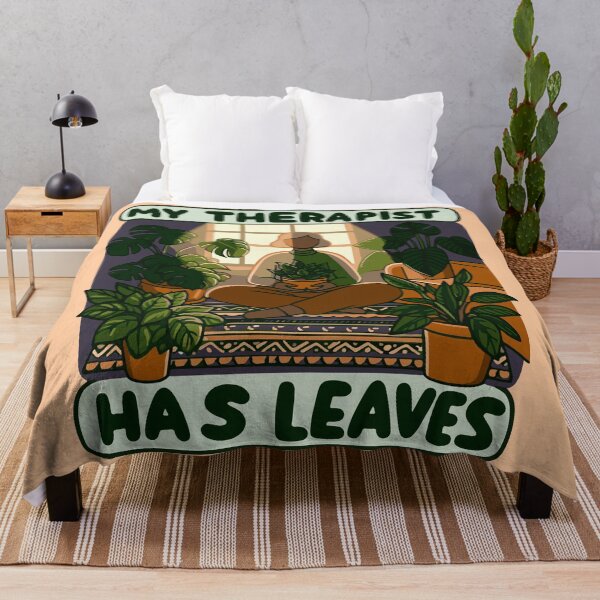 Item preview, My Therapist Has Leaves designed and sold by plantlady-shop.