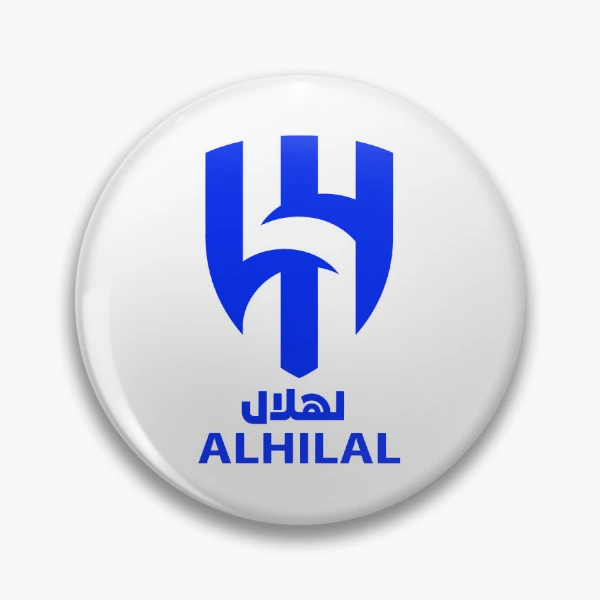 Al-Hilal Saudi Football Club " Pin for Sale by Israelbeck7 | Redbubble