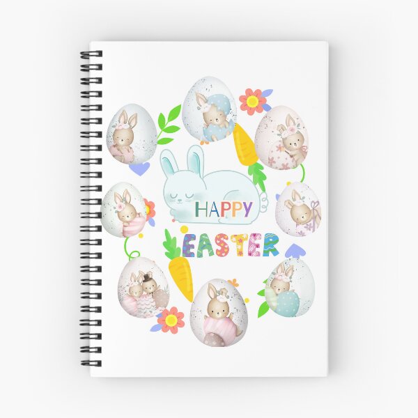 Item preview, Happy Easter rabbit and easter egg No.15 designed and sold by DigiArtNDesign.