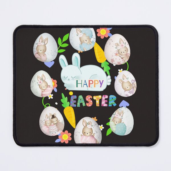 Item preview, Happy Easter rabbit and easter egg No.15 designed and sold by DigiArtNDesign.