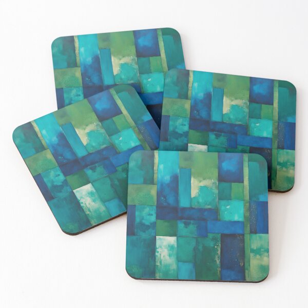 Item preview, Blue and Green Pattern 5 designed and sold by artedamensagem.